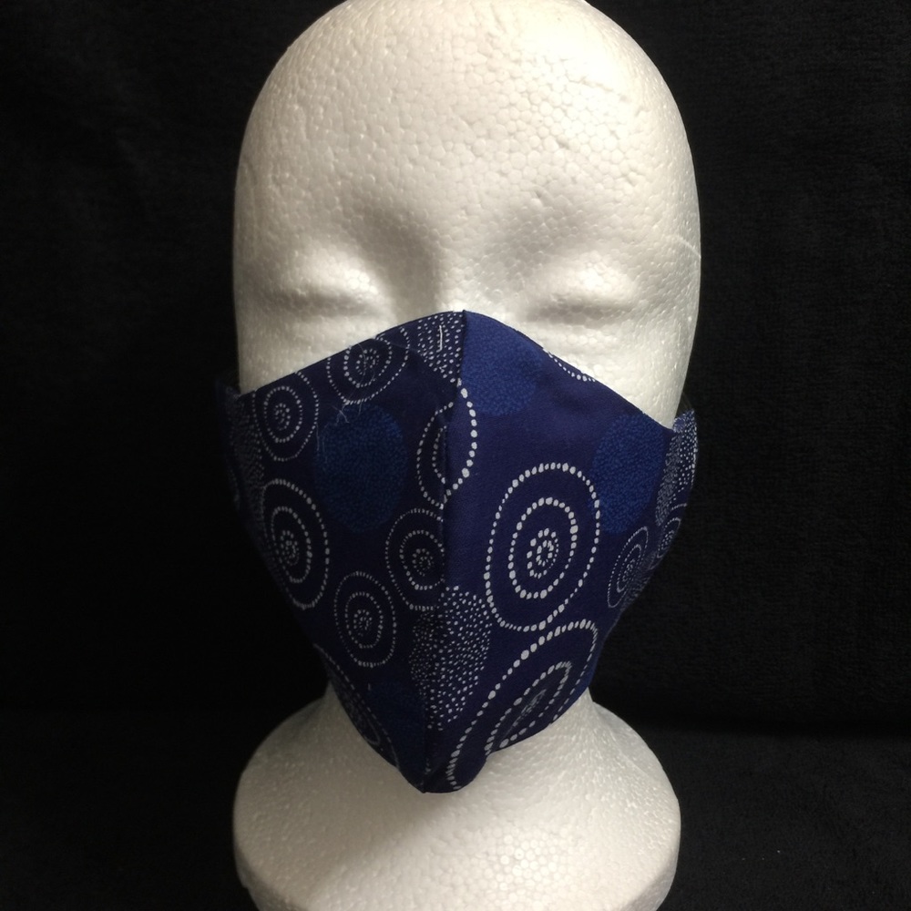 Blue circles Face Mask